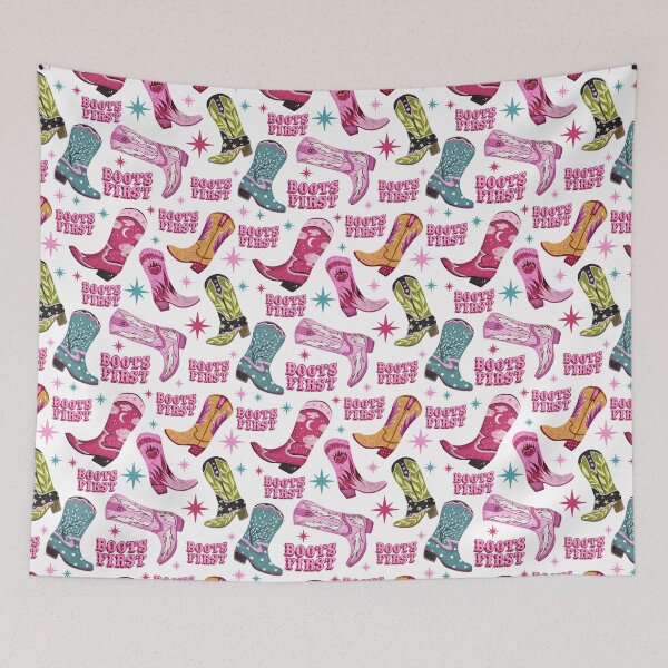 Item preview, Cowgirl boots pattern designed and sold by pinkyfish1010.