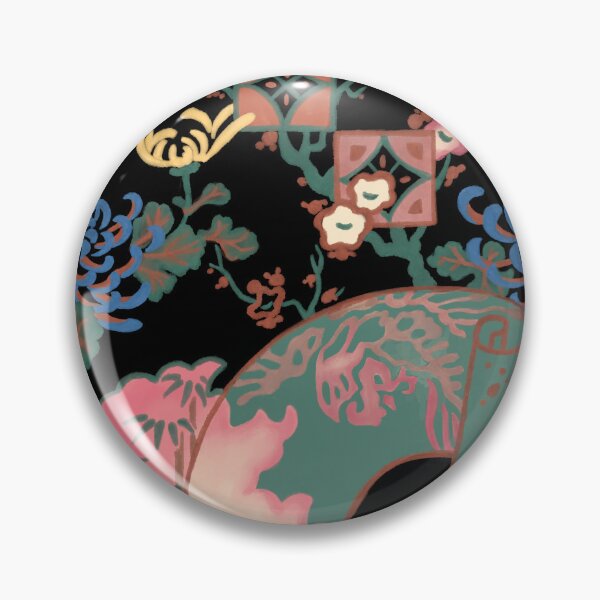 Item preview, Kimono Art – Chrysanthemum & Fan | Taisho Modern Design designed and sold by tokomoroJP.