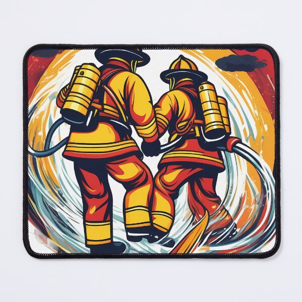 Item preview, "Firefighters don't step on each other's hoses!" designed and sold by PersonalizartRD.