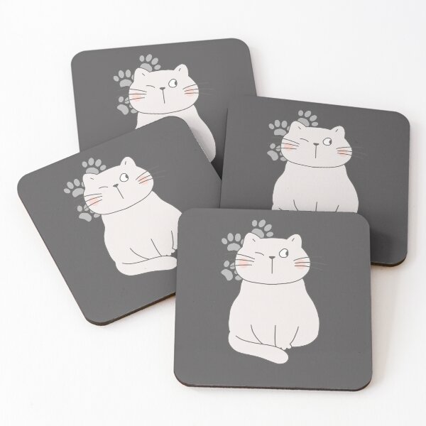 Item preview, Cute Winking Cat | Simple Minimal Kitty Sticker designed and sold by Moon's Arts.