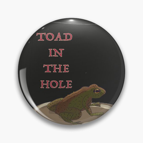 Aperçu de l'œuvre Toad in the Hole – Un amphibien fantaisiste, une nostalgie britannique surréaliste créée et vendue par FredaLilly85.