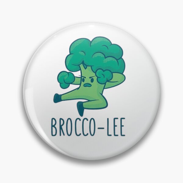 Item preview, Brocco-Lee Funny Martial Arts Veggie designed and sold by AdokeLogo.