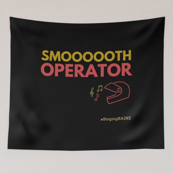 Item preview,  Smooth Operator - F1 Driver Carlos Sainz designed and sold by DennisKrania.