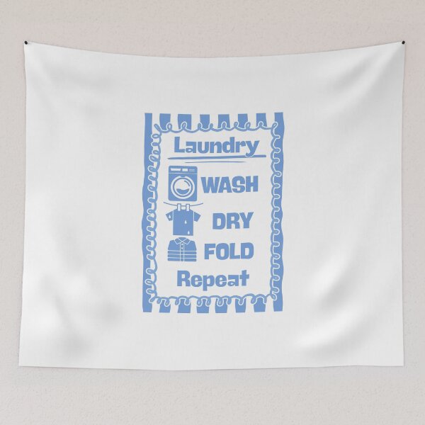 Item preview, Wash Dry Fold and Repeat designed and sold by Dondonmart.