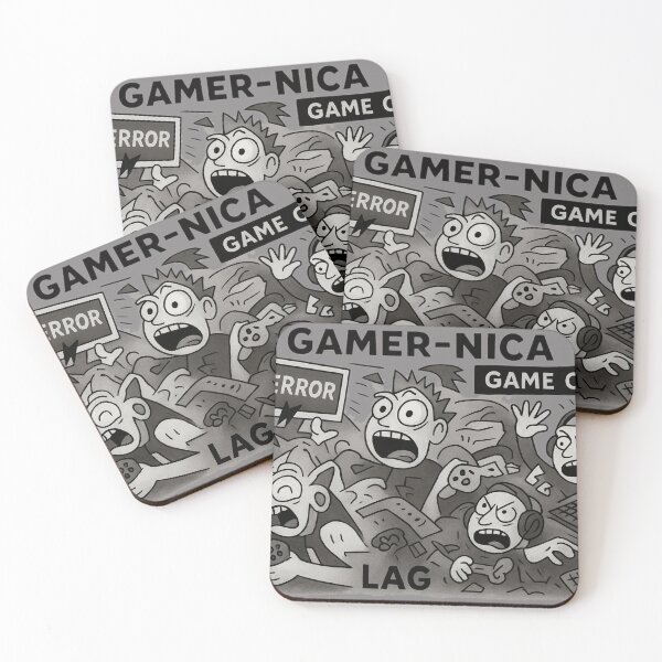 Item preview, Gamer-nica – Video Game Rage Parody designed and sold by MythoWorldddd.