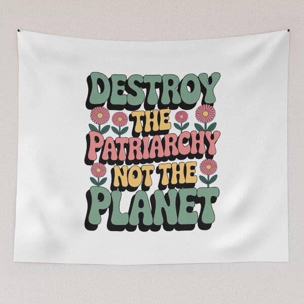 Item preview, Destroy the patriarchy not the planet designed and sold by graphic-genie.