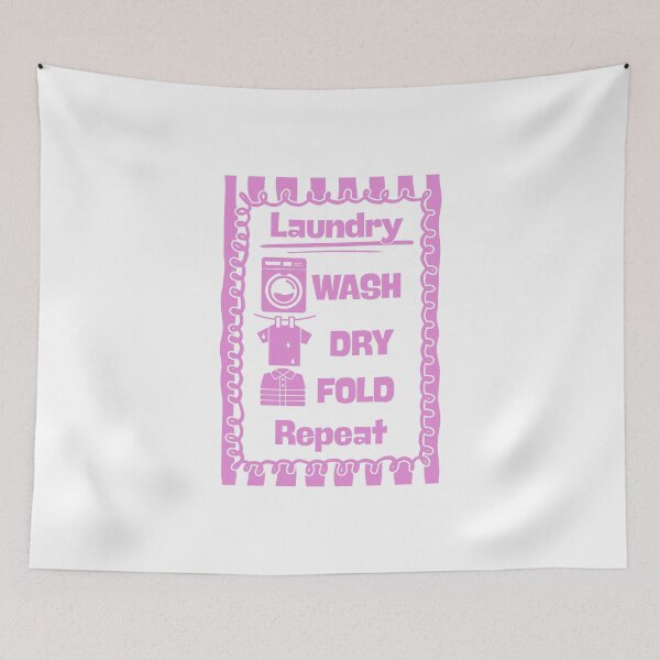 Item preview, Wash Dry Fold and Repeat designed and sold by Dondonmart.