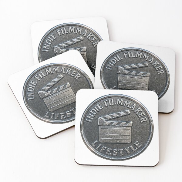 Item preview, Metallic Emblem with Film Clapperboard and Bold Text Design designed and sold by Creative88Art.