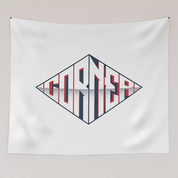 Item preview, Corner 3D Typography – Bold Streetwear Design designed and sold by Vextura.