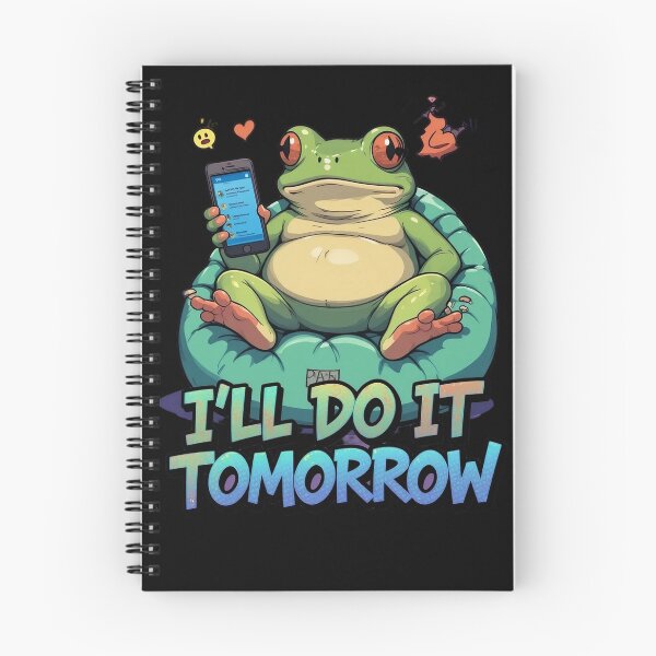 Item preview, I’ll Do It Tomorrow Lazy Frog designed and sold by RandomPrints.