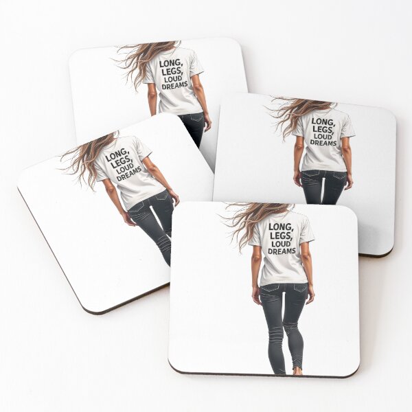 Item preview, Woman in White T Shirt with Bold Text on Black Background designed and sold by Creative88Art.