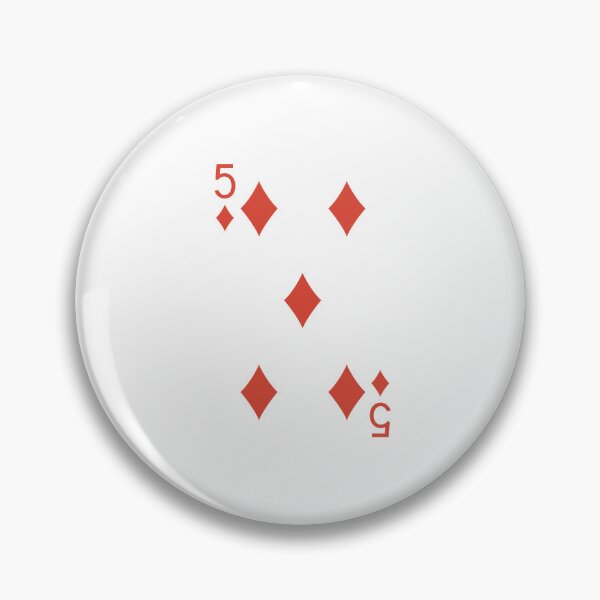 Item preview, Deck of Cards - Five of Diamonds designed and sold by goal-getter.