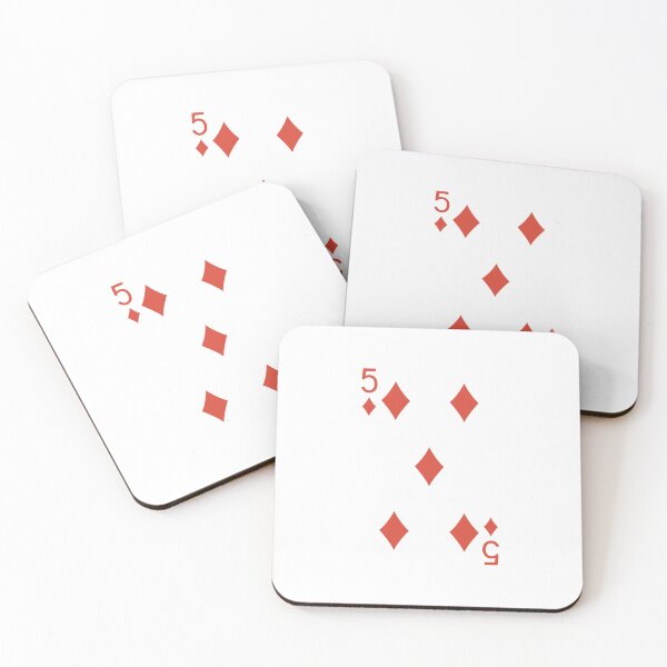 Item preview, Deck of Cards - Five of Diamonds designed and sold by goal-getter.