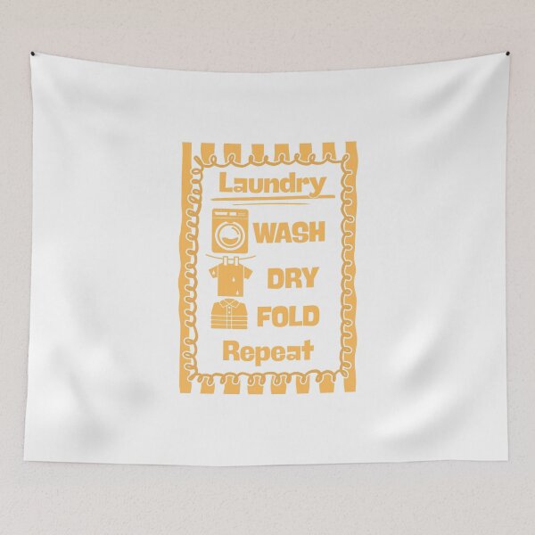 Item preview, Wash Dry Fold and Repeat designed and sold by Dondonmart.