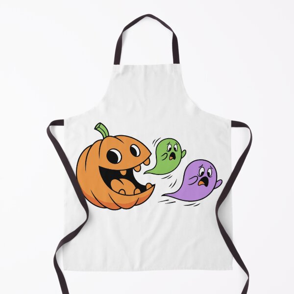 Item preview, Funny Pumpkin Chasing Ghosts Cute Colorful Halloween designed and sold by styleonestaa.