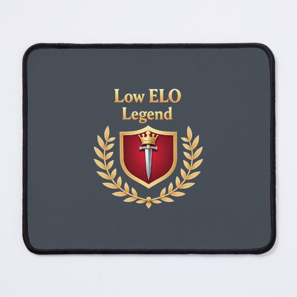 Item preview, Low ELO Legend badge designed and sold by CustomShirtGuy.