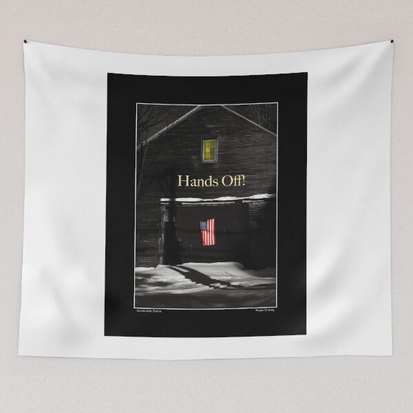 Item preview, Secrets of the Patriot - Hands Off Poster or Banner  designed and sold by Wayne King.