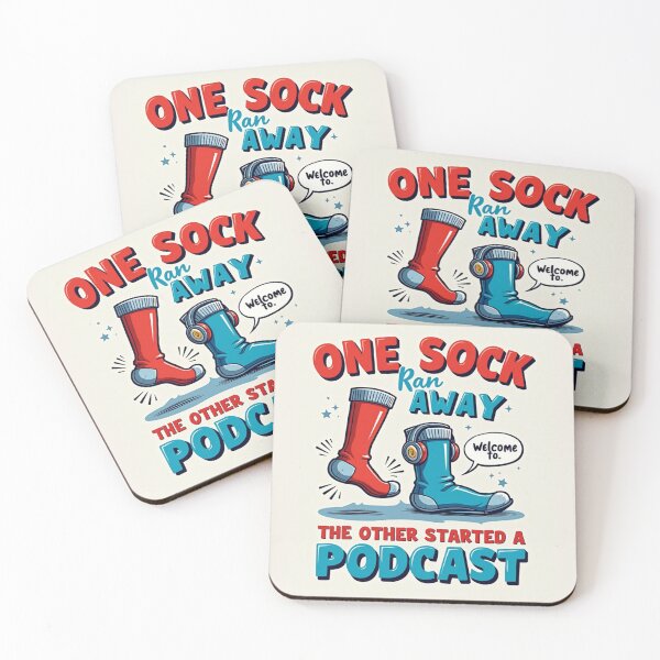 Item preview, Funny Podcast Shirt — “One Sock Started a Podcast” — Absurd Creator Humor Tee designed and sold by Mythic Tide.