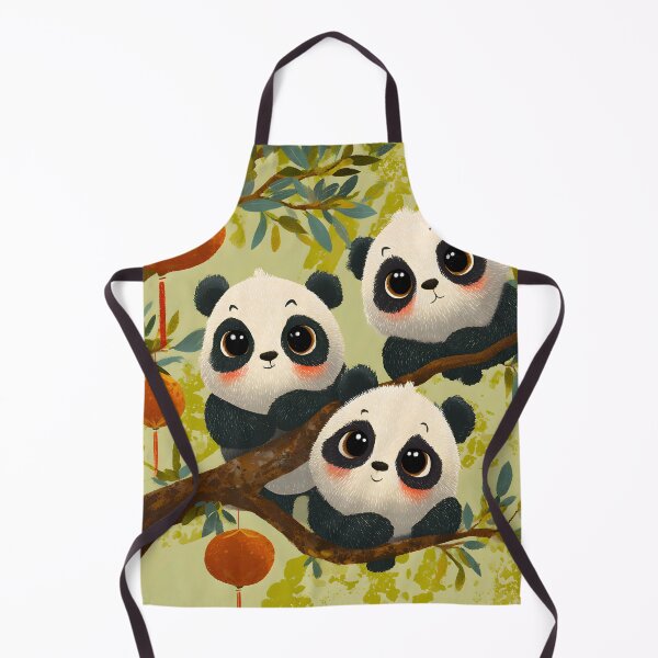 Item preview, CUTE PANDA WALLPAPER designed and sold by infinitearte.