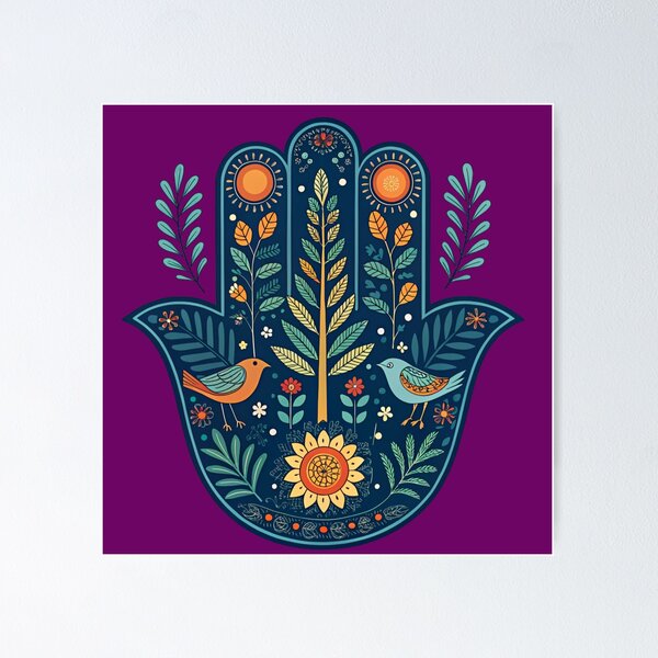 Item preview, Hamsa hand ancient amulet designed and sold by Lucky 777.