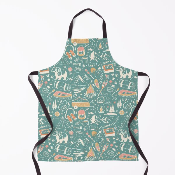 Item preview, Camping Life Adventure Sketched Pattern designed and sold by Farissa Designs.