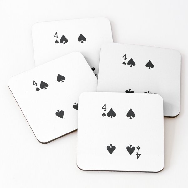 Item preview, Deck of Cards - Four of Spades designed and sold by goal-getter.