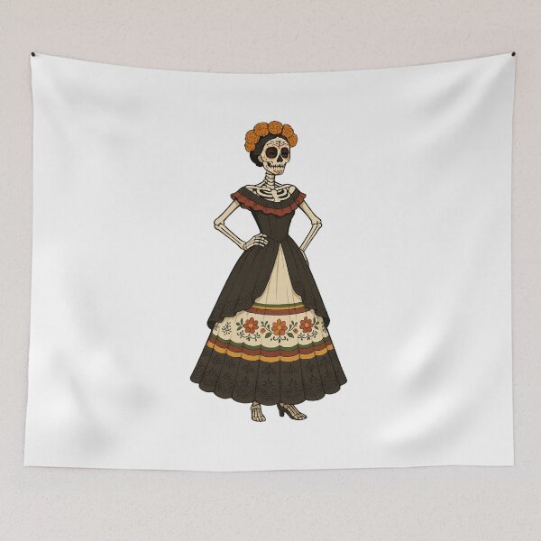 Item preview, Day of the Dead Catrina designed and sold by CrisC00l.
