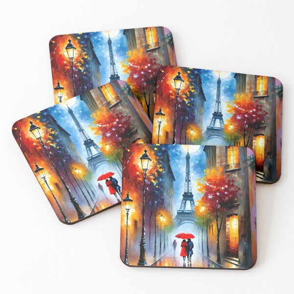 Item preview, A young couple strolling through the city at night. designed and sold by Pavel Polyansky.