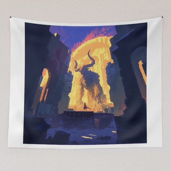 Item preview, Fiery Minotaur in Arena designed and sold by Christian Weiss.
