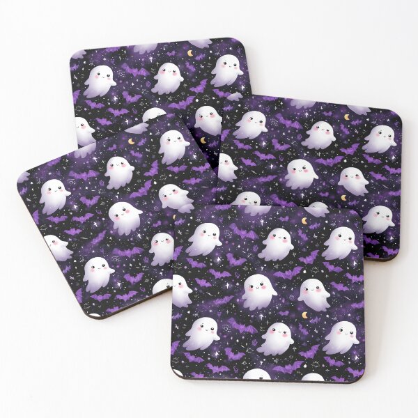 Item preview, CUTE GHOSTS WALLPAPER designed and sold by infinitearte.