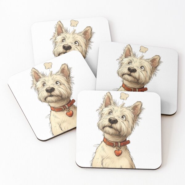 Item preview, Westie Charm - a playful companion designed and sold by Egzakli.