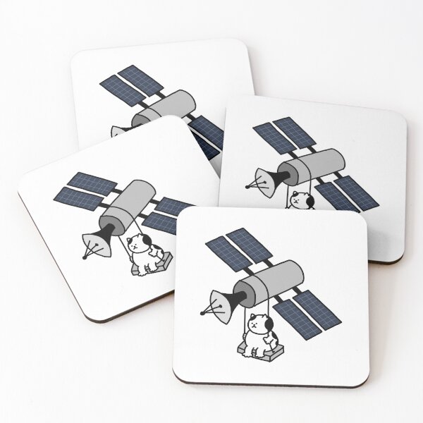 Artikelvorschau, eine Katze unter dem Satelliten entworfen und verkauft von superbaechoo.