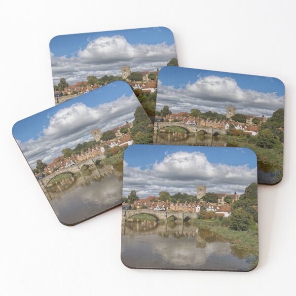Item preview, The Bridge over the river Medway and the Church of St Peter and St Paul's and the village of Aylesford Kent England UK designed and sold by John Gilham - Landscape Photography.