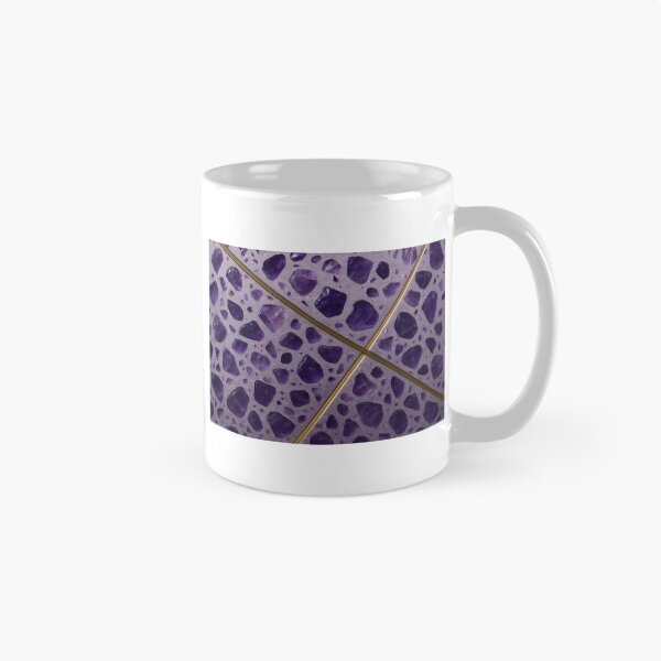 Item preview, Purple Terrazzo Tile with Gold Lines designed and sold by SassyArtistry.