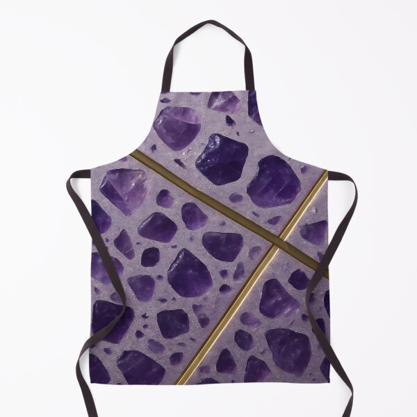 Item preview, Purple Terrazzo Tile with Gold Lines designed and sold by SassyArtistry.