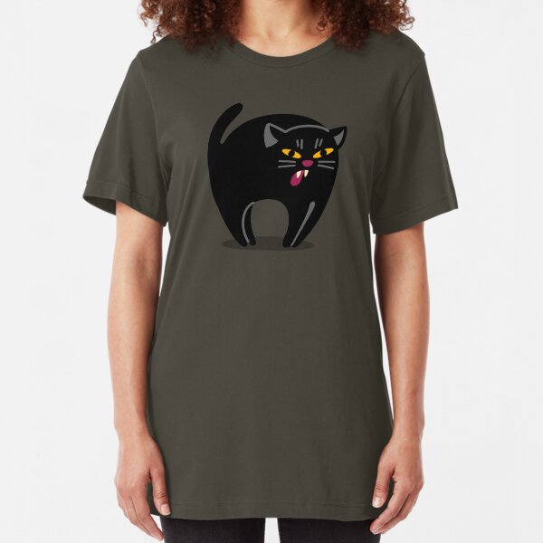 The Hissy Cat! Slim Fit T-Shirt