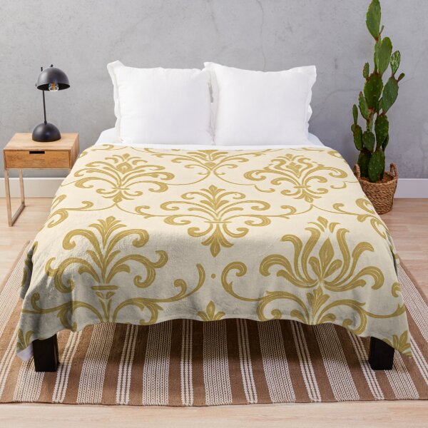 Item preview, Gold Damask Seamless Pattern designed and sold by SassyArtistry.