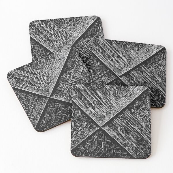 Item preview, Black Geometric Wood Texture designed and sold by SassyArtistry.