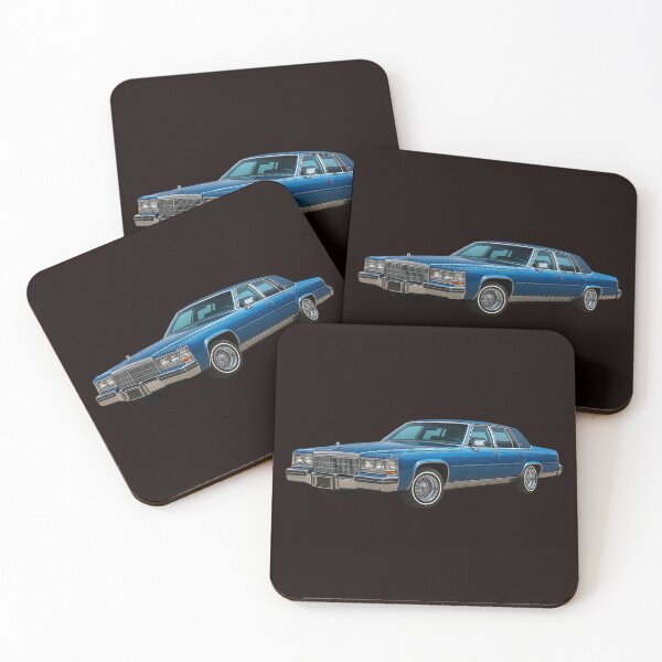 Item preview, Candy Blue Cadillac Fleetwood Brougham Classic designed and sold by Tatko Designs.