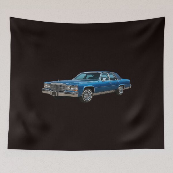 Item preview, Candy Blue Cadillac Fleetwood Brougham Classic designed and sold by Tatko Designs.