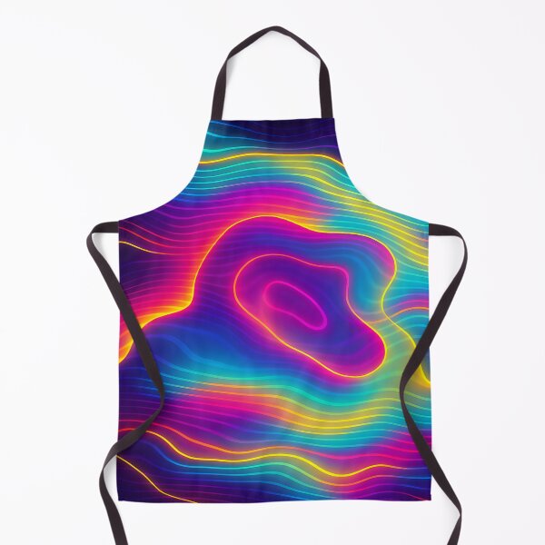 Item preview, Neon Topographic Wave Lines designed and sold by SassyArtistry.
