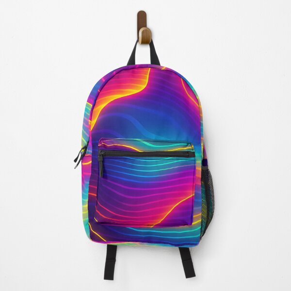 Item preview, Neon Topographic Wave Lines designed and sold by SassyArtistry.