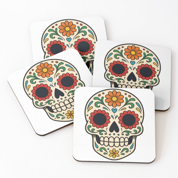 Item preview, Day of the Dead sugar skull designed and sold by CrisC00l.