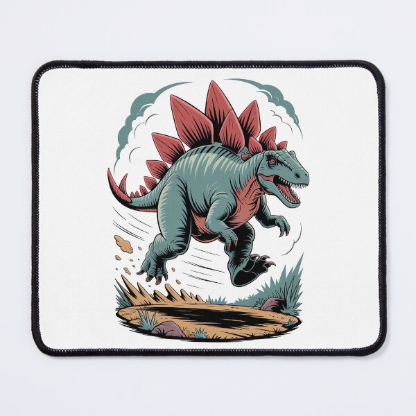 Item preview, Stegosaurus on the run designed and sold by Diesel Drinking Dinosaurs.
