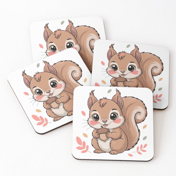 Item preview, Cute Squirrel with Acorn Woodland Autumn Animal Design designed and sold by styleonestaa.
