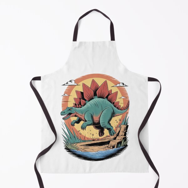 Item preview, Fleet footed stegosaurus designed and sold by Diesel Drinking Dinosaurs.