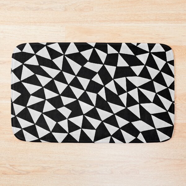 Item preview, Black and White Triangle Mosaic designed and sold by SassyArtistry.
