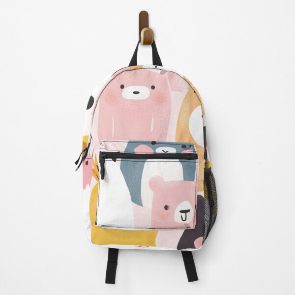 Item preview, Cute Pastel Animal Pattern Kawaii Forest Friends iPhone Case designed and sold by chomdesign.