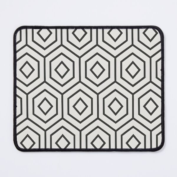 Item preview, Black and White Hexagon Pattern designed and sold by SassyArtistry.