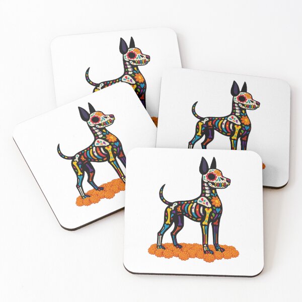 Item preview, Day of the Dead Xoloitzcuintle designed and sold by CrisC00l.